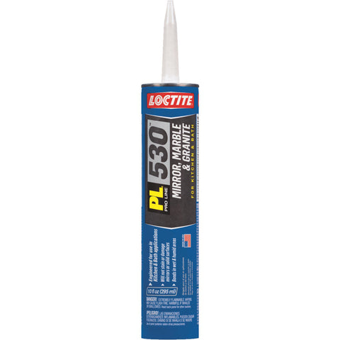 PL 530 Synthetic Rubber Construction Adhesive 10 Oz