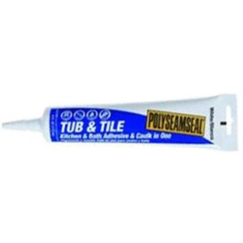 Paintable Tub And Tile Adhesive Caulk 5.5 oz Clear