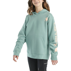 Patina Green Girls' Long-Sleeve Graphic Sweatshirt CA7057