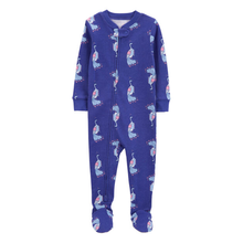 Peacock Toddler Girl's Fleece Footie Pajamas