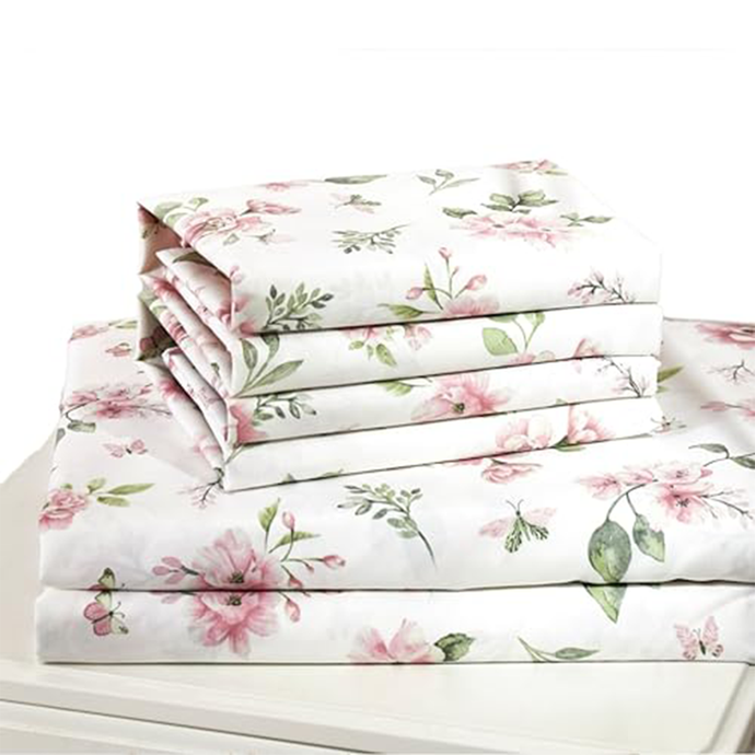 Peony 
Microfiber Bed Sheet 4 pc Set DPS240