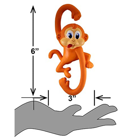 6 in. Monkey Latex Dog Chew Toy