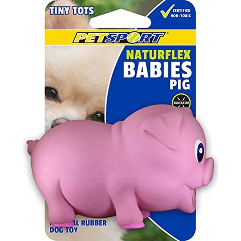 Pig Latex Dog Chew Toy 3.5 in