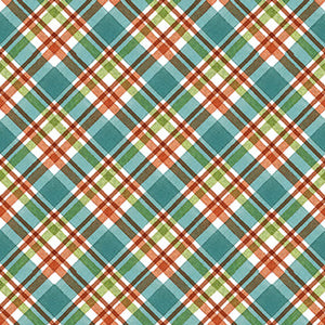 Autumn Blessings Collection Cotton Fabric 33 plaid