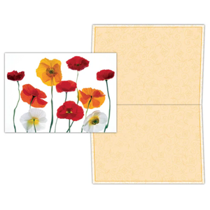 Poppies 15 Boxed Note Cards & Envelopes FNC12112