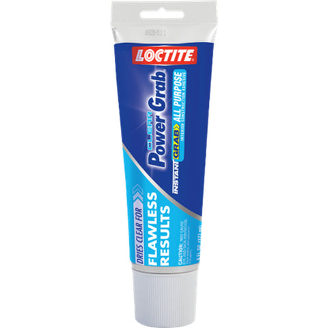 Power Grab Construction Adhesive All Purpose White 6 Fl Oz Tube