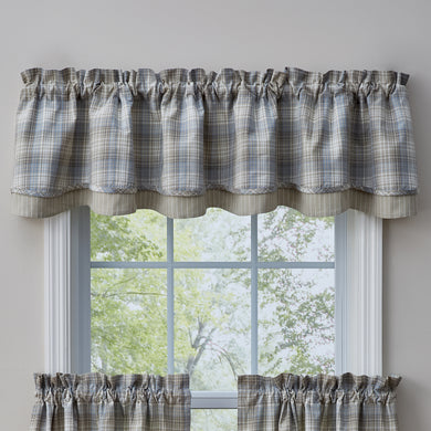 Praire Wood Linded Layed Valance.
