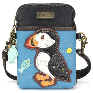 Puffin Cellphone Crossbody Bag