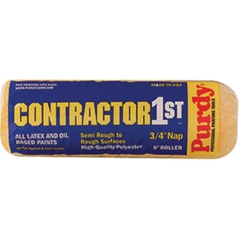 Contractor 1st Polyester 9 in. W X 3/4 in. Paint Roller Cover 1 Pack