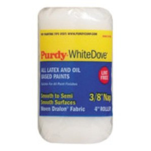 White Dove Woven Fabric 4 in. W X 3/8 in. Jumbo Mini Paint Roller Cover 1 Pk