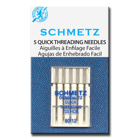 Quick threading needles
