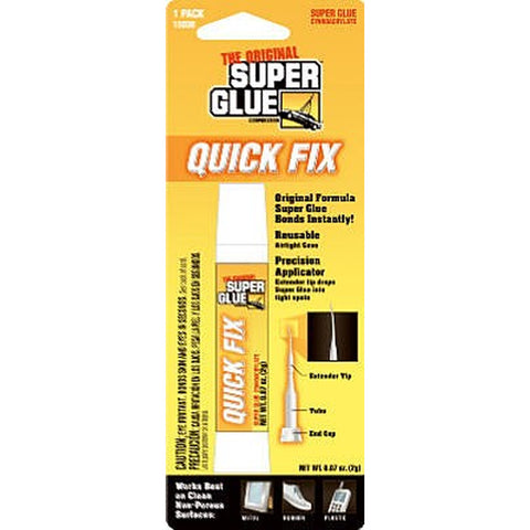 Quick Fix High Strength Cyanoacrylate All Purpose Super Glue 0.07 Oz