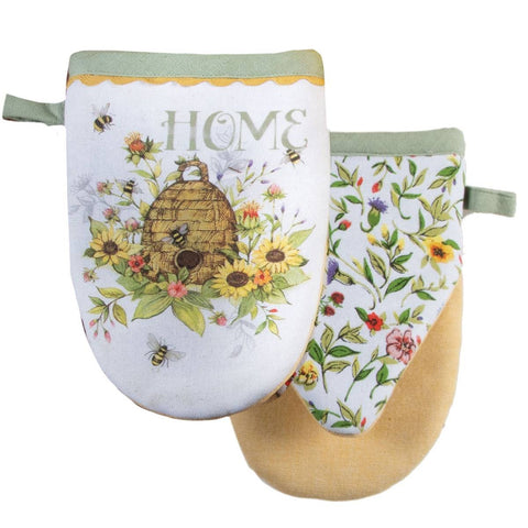 Bee and Floral Grabber Mitt R8425