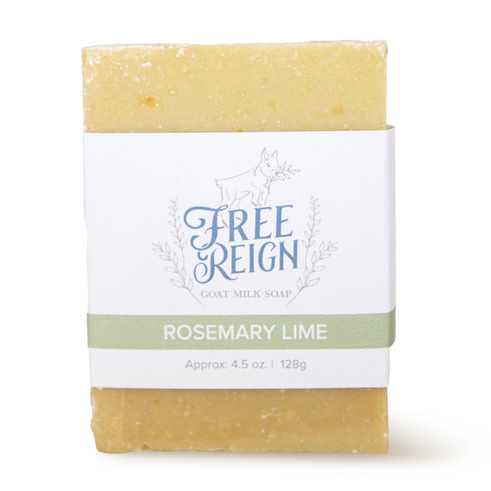 Rosemary Lime Goat Milk Bar Soap RLS