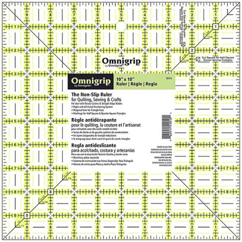 Dritz 10-Inch Square Omnigrip Ruler RN10 – Good's Store Online