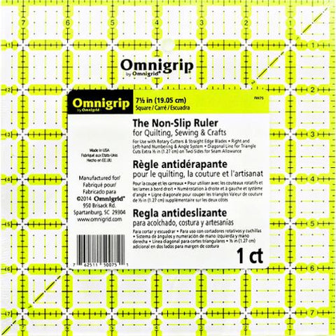 7.5" Square Omnigrip Ruler