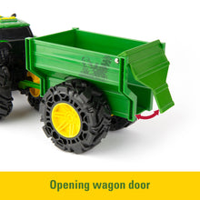 Opening wagon door