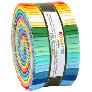 Kona Pre-cut Fabric Kona Palette Roll-up RU-905-40
