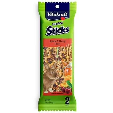 Apricot & Cherry Flavor Crunch Sticks for Rabbit 3.5 oz