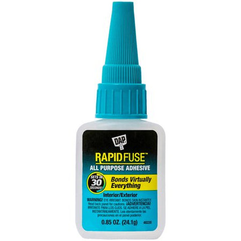 Rapidfuse 0.85 oz Clear Super Glue