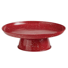 Granite Enamel Cake Pedestal 065-695 red