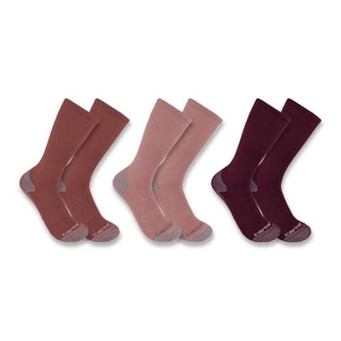 Midweight Cotton-Tencel Comfort Crew Sock 3-Pack SC8023