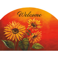 Spring & Summer Outdoor Plaque Red Sunflowers