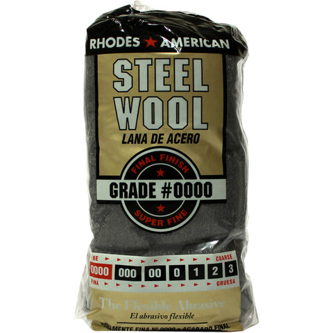 0000 Grade Super Fine Steel Wool Pad 12 Pack