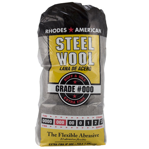 00 Grade Very Fine Steel Wool Pad 12 Pack