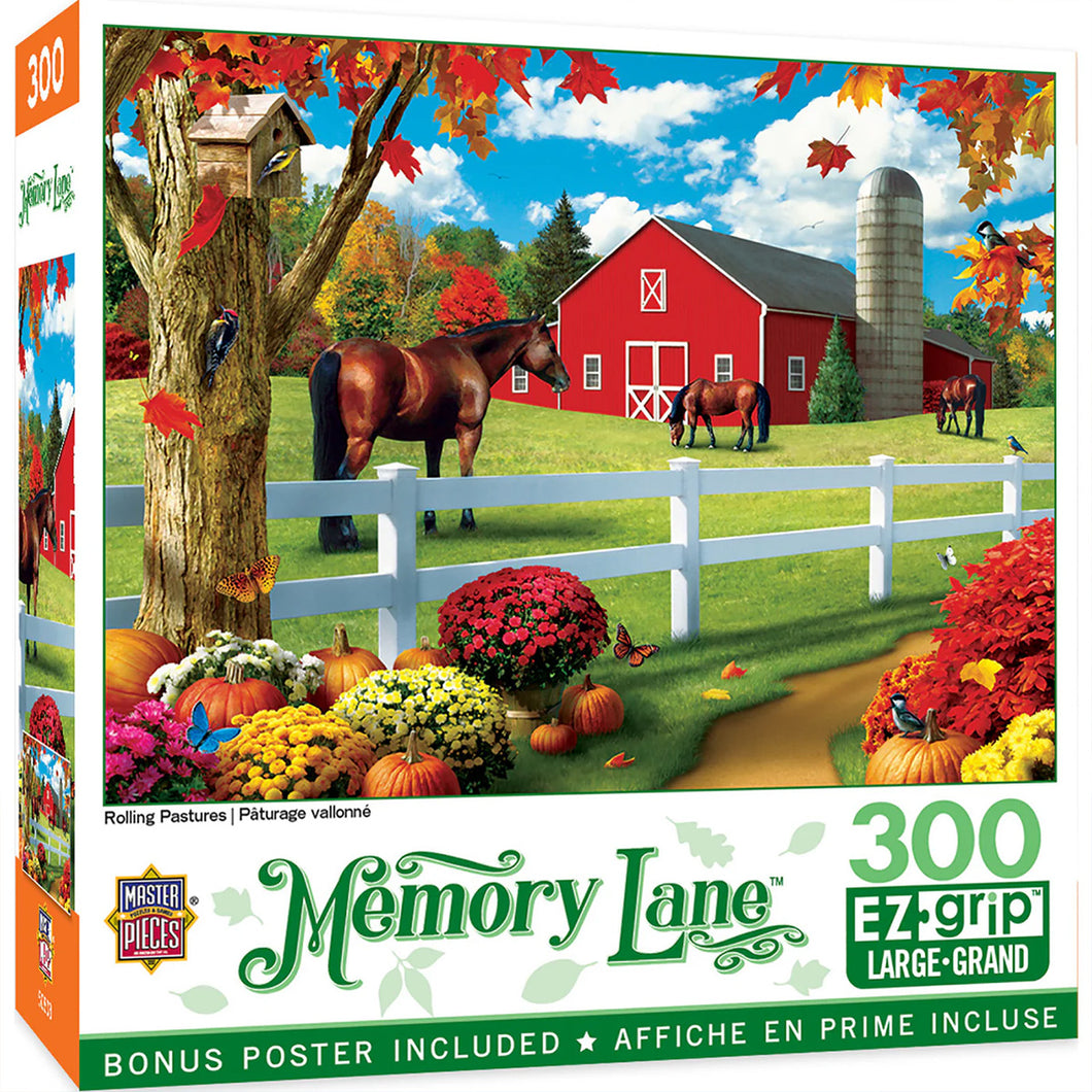 Rolling Pastures 300 PC Puzzle 31655 Front