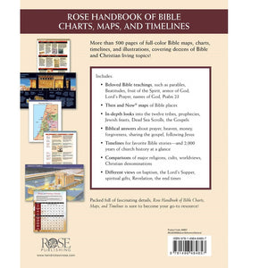 Rose Handbook of Bible Charts, Maps, and Timelines  84857 Back Cover 