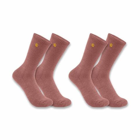 Women's Carhartt Force Midweight Crew Sock 2-Pack SC2252