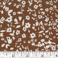 Liverpool Dress Knit Floral Fabric 32926 rust