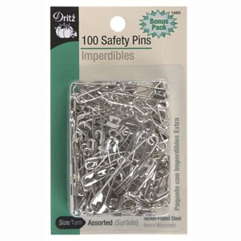 Dritz Assorted Safety Pins S-1460