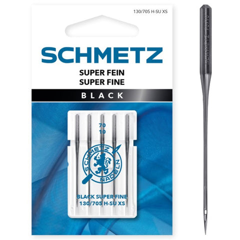 Black Super Fine Sewing Machine Needles S-4510