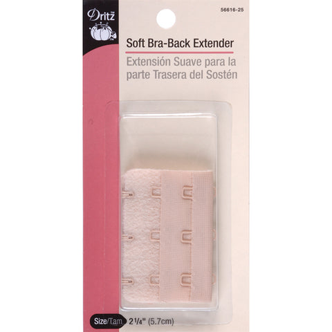3-Hook Beige Soft Bra-Back Extender S-56616
