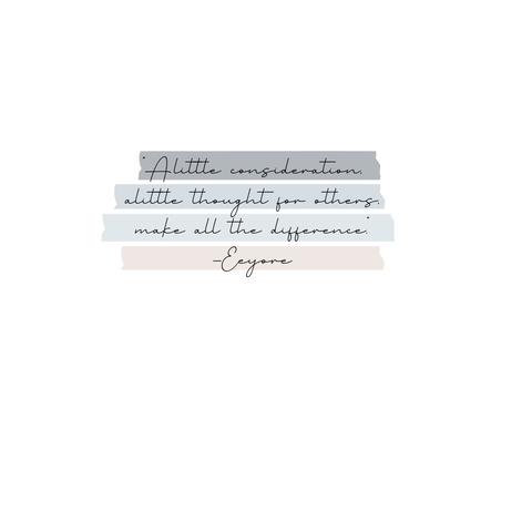 A Little Consideration vinyl sticker
