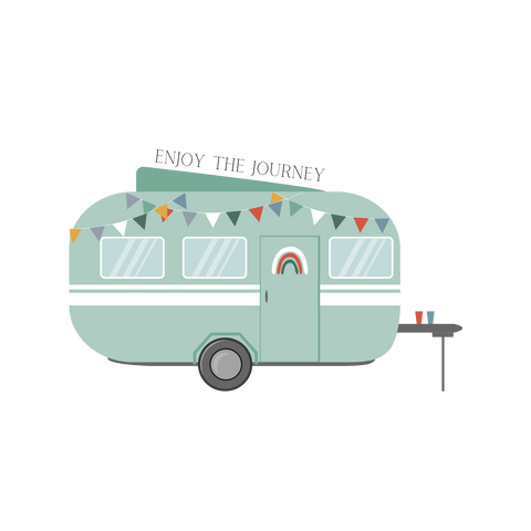 Enjoy the Journey Camper vinyl sticker