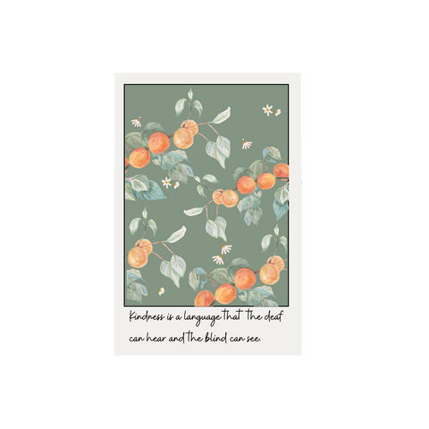 Kindness Fruit vinyl sticker