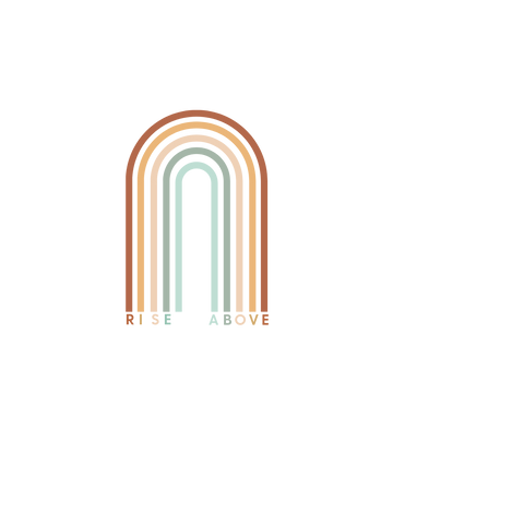 Rise Above vinyl sticker showing arch