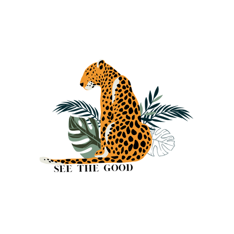 See the Good Cheetah vinyl sticker