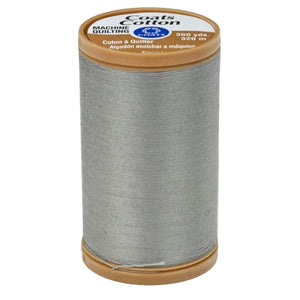 Slate cotton thread for machine quilting