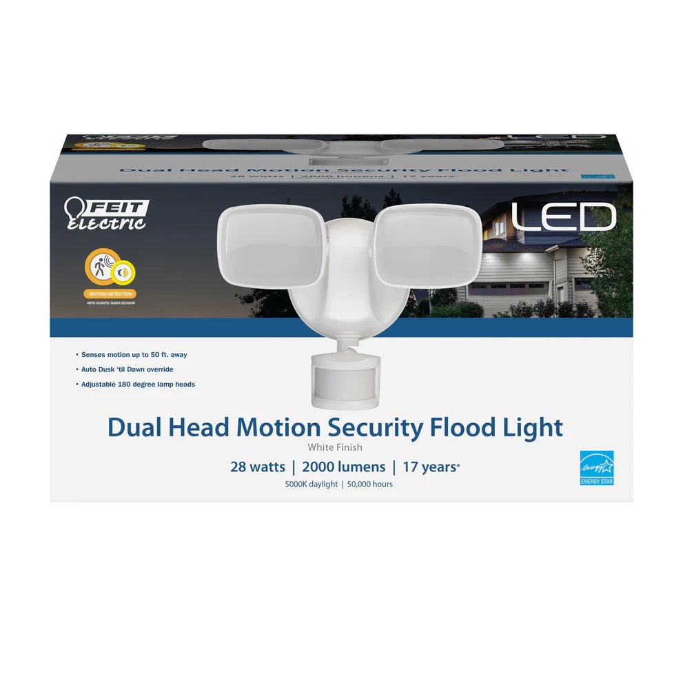 Dual Head Motion Security LED Flood Light S9DFL/850MOTWH