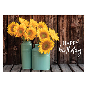 Flowers in a Vase Birthday Boxed Cards SBEG22176