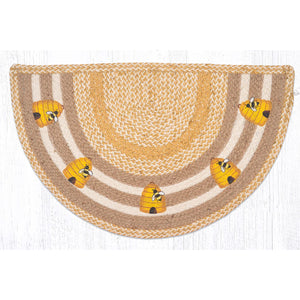 Beehive Braided Jute Slice Rug SCP-9-101