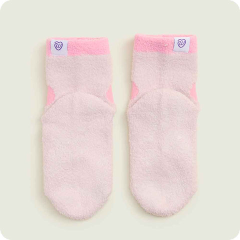 Warmies Butterfly Toddler Plush Crew Socks soles