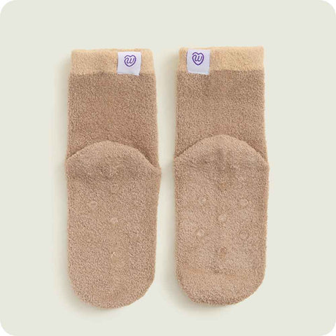 Warmies Capybara Children's Plush Crew Socks soles