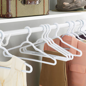 Slim Sure-Grip Hangers 6672-4903 hangers in closet