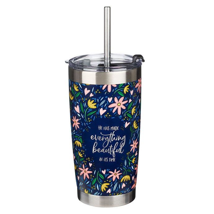 Front of Everything Beautiful Stainless Steel Travel Mug