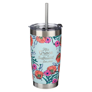 Front of His Grace Stainless Steel Travel Mug